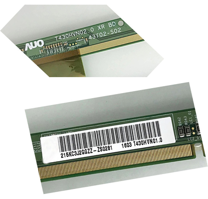 43 ΟΘΌΝΗ ΙΝΤΣΑΣ AUO LCD, RGB επιτροπή T430HVN02.0 οργάνων ελέγχου LCD