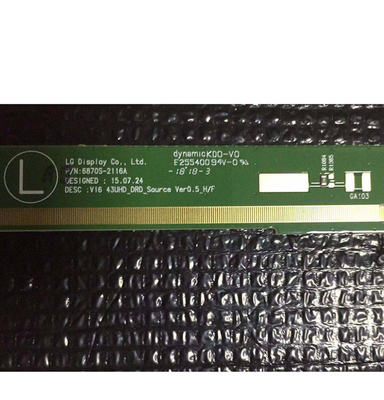 Οδηγημένο LG επιτροπής TV LC430EGY SJ M1 6870S-2116A αντικατάσταση οθόνης TV 43 ίντσας